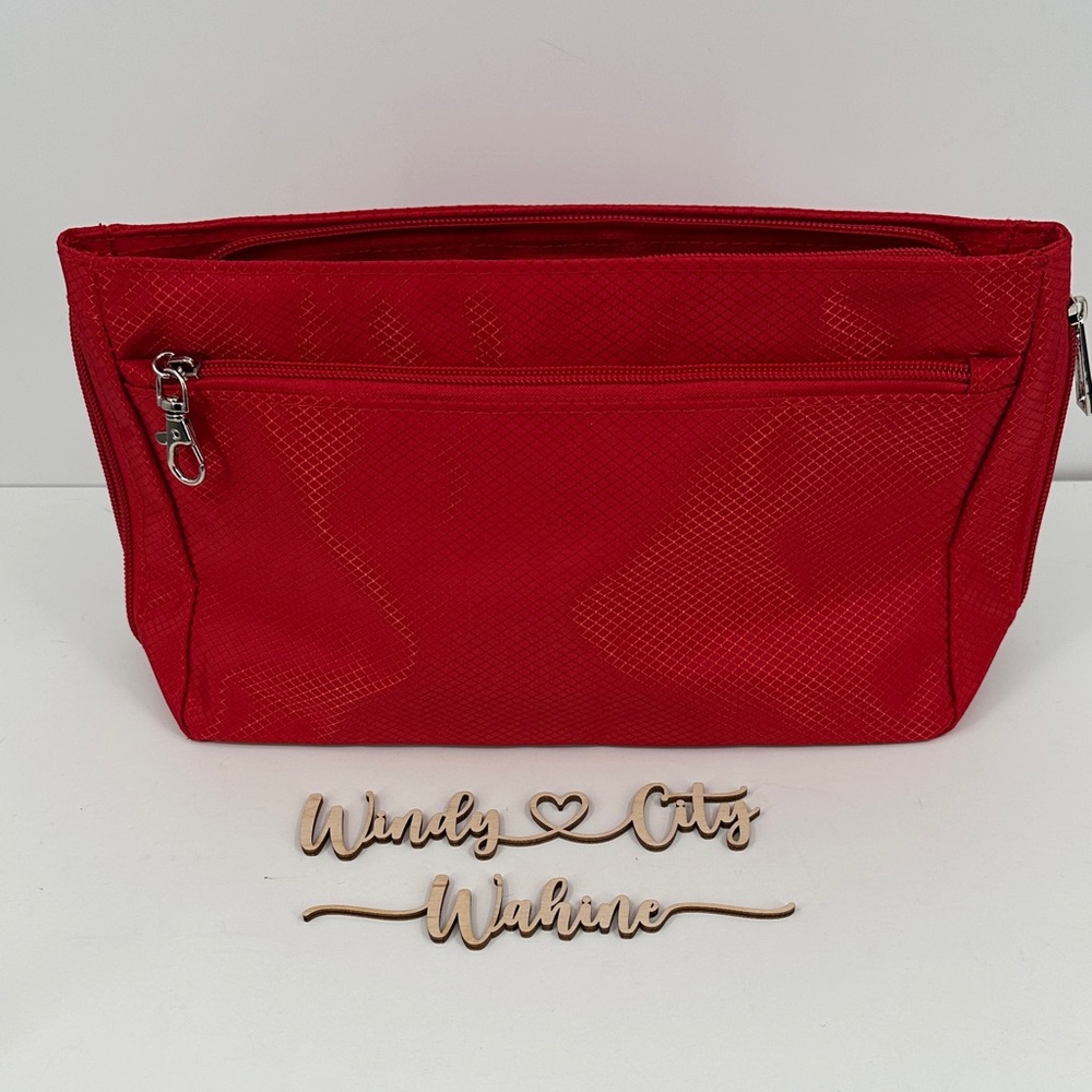 NWOT Vercord Expandable Purse Organizer Insert- Large/Red